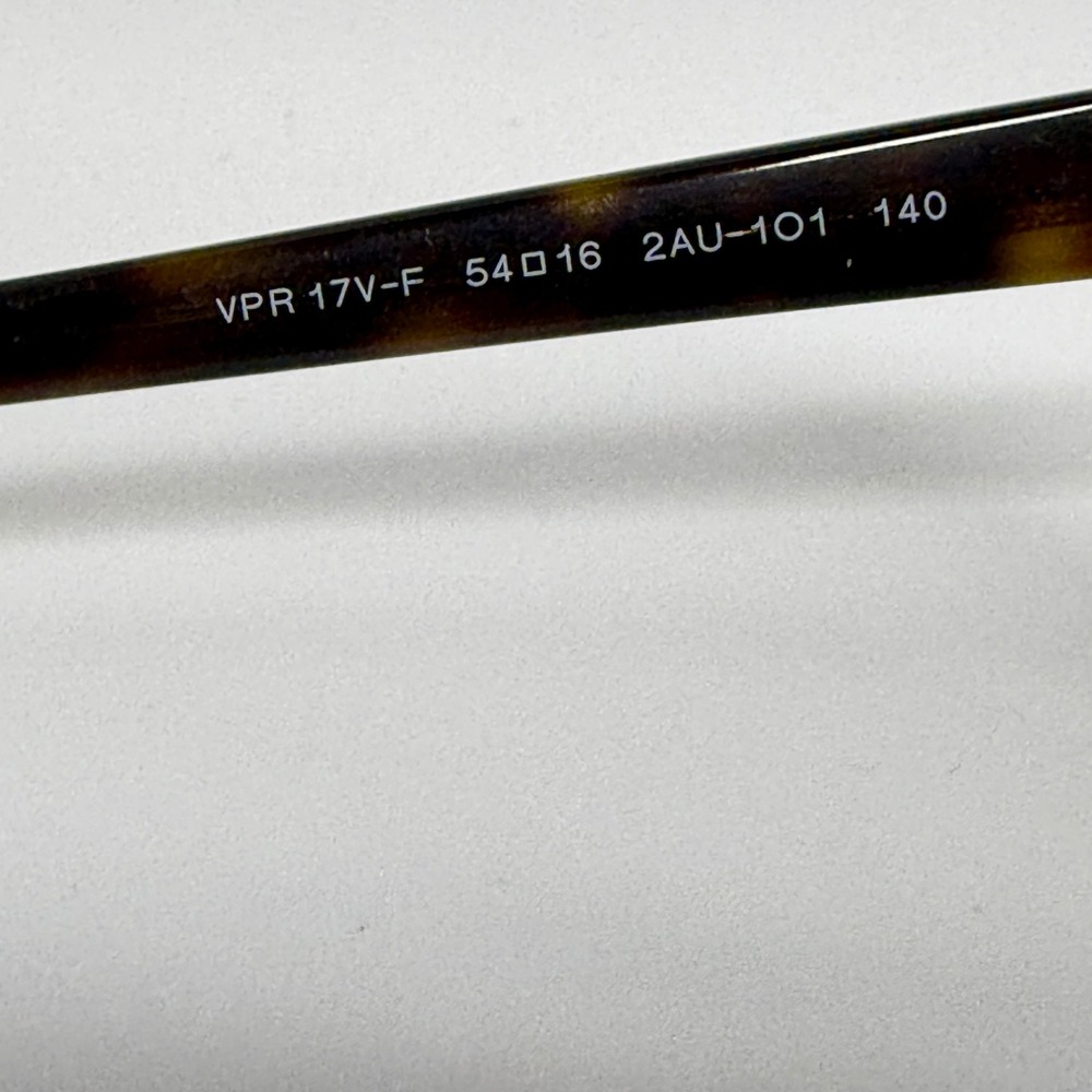 Prada VPR 17V-F Tortoise Shell Eyeglass Frames 54-16-140 2AU-1O1‎ 21953 - Picture 5 of 7